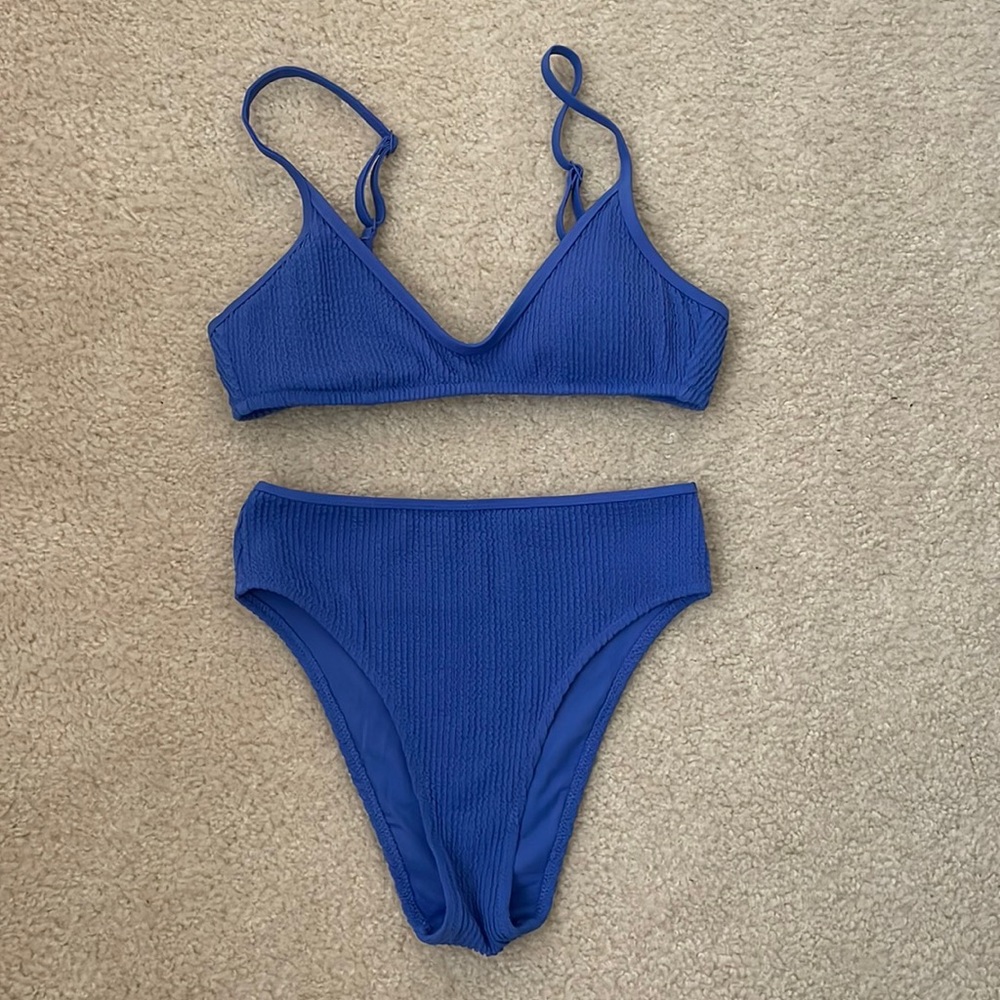 Aerie Crinkle Voop Bikini